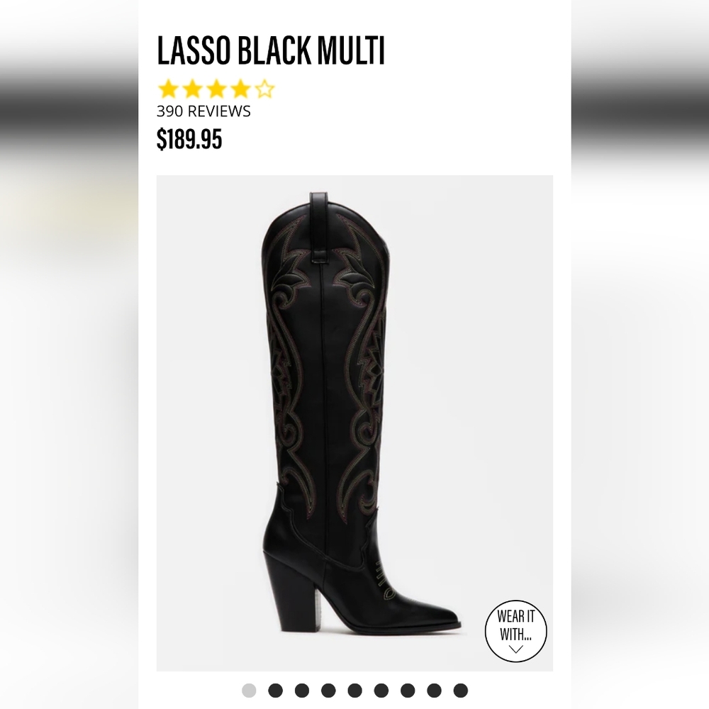Steve Madden Lasso Cowgirl Boots
